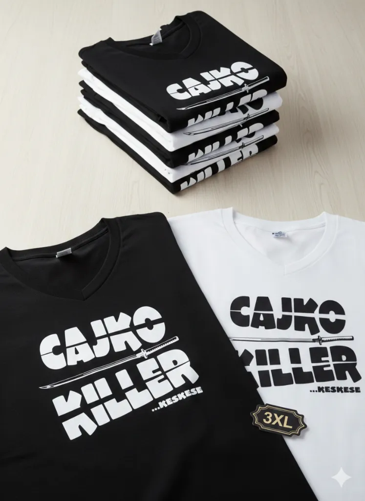 CAJKO KILLER, pamučna majica (bijela, S)